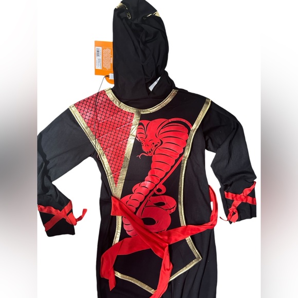 HYDE & EEK kids unisex light up ninja costume dress up Halloween size L NWT - Picture 4 of 7